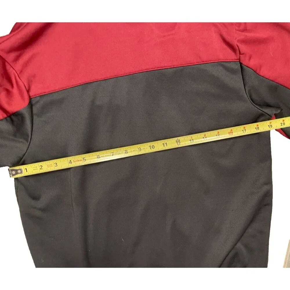Colosseum Colorado Avalanche Youth L (16/18) Full-Zip Hoodie Jacket Red & Gray c